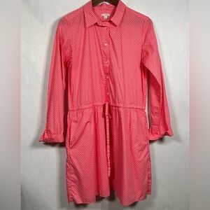 Gap Sunburst Patterned Long Sleeve Dress